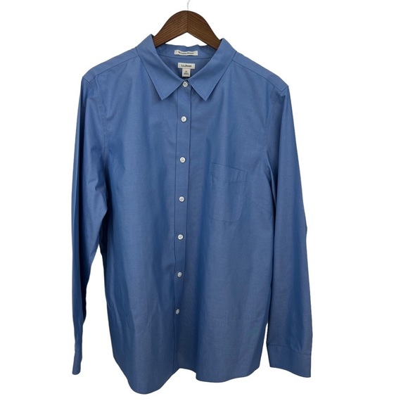 L.L. Bean Tops - NEW WITH TAGS L.L.BEAN WRINKLE RESISTANT LONG SLEEVE BUTTON DOWN